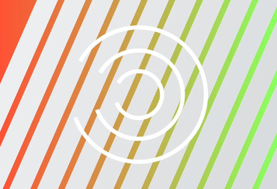 High-energy abstract rings representing a product evaluation loop
